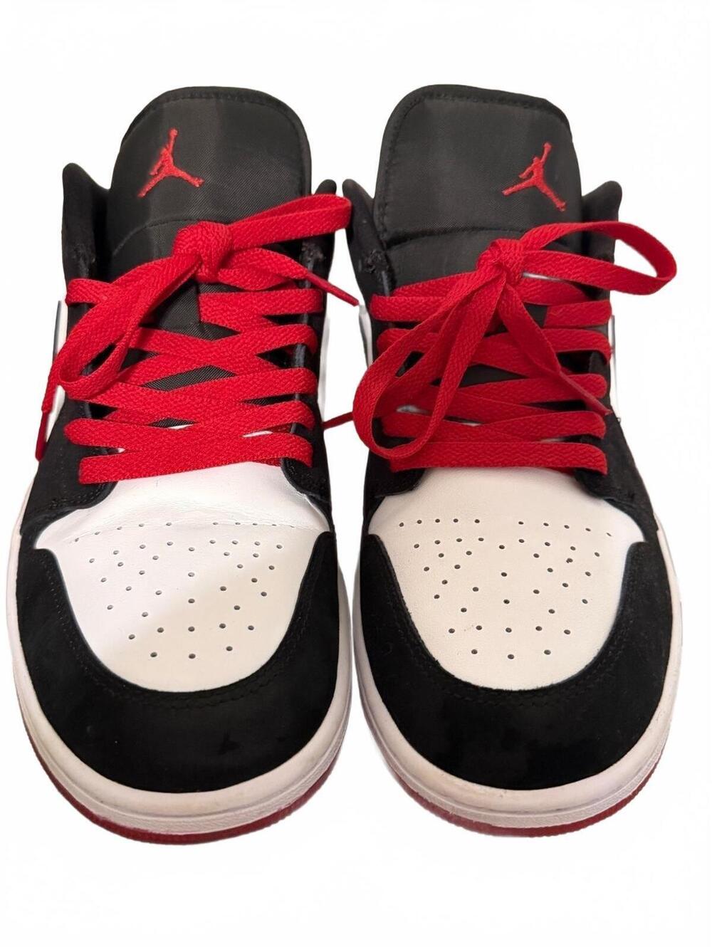 Air Jordan 1 Low SE Black Toe 2025 Mens 11 IB8971-106 Red White Black Box